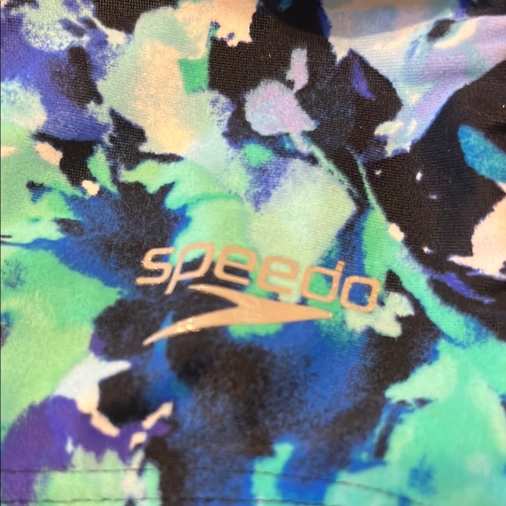 Speedo Floral Swimsuit One Piece with Halter Neck - Picture 6 of 7